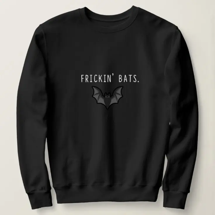 

Halloween Black Bat Long Sleeve Sweatshirt
