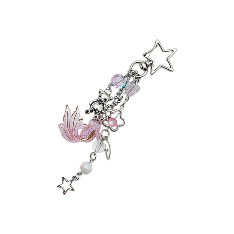 Стильная полая звезда и медуза подвеска на цепочку для телефона прочный кулон