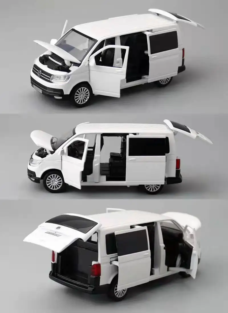 Модель автомобиля мультифургона Volkswagen multivan t6mpv из сплава высокотехнологичная