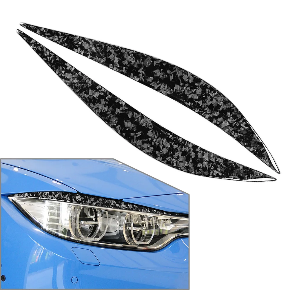 2 шт. накладка на фару для бровей и век BMW 4 серии F32 F33 F36 2012-20 F80 M3 14-18 F82 F83 M4 2015-20