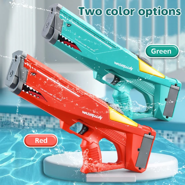 Large Automatic Absorbing Water Gun Summer Electric Toy Water Gun Induction Water Burst Water Gun Beach Outdoor Water Toys Gift 3