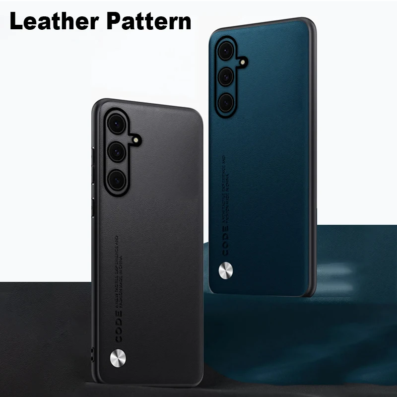 Smsung S24 FE Кожаный противоударный защитный чехол для телефона Samsung Galaxy S 24FE 5G Мягкая