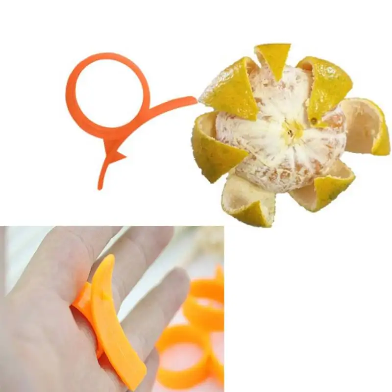 5pcs Citrus Peel Cutter Orange Opener Plastic Peeler Tool Lemon Skin Remover Fruit Slicer Kitchen Gadget For Mango - купить по