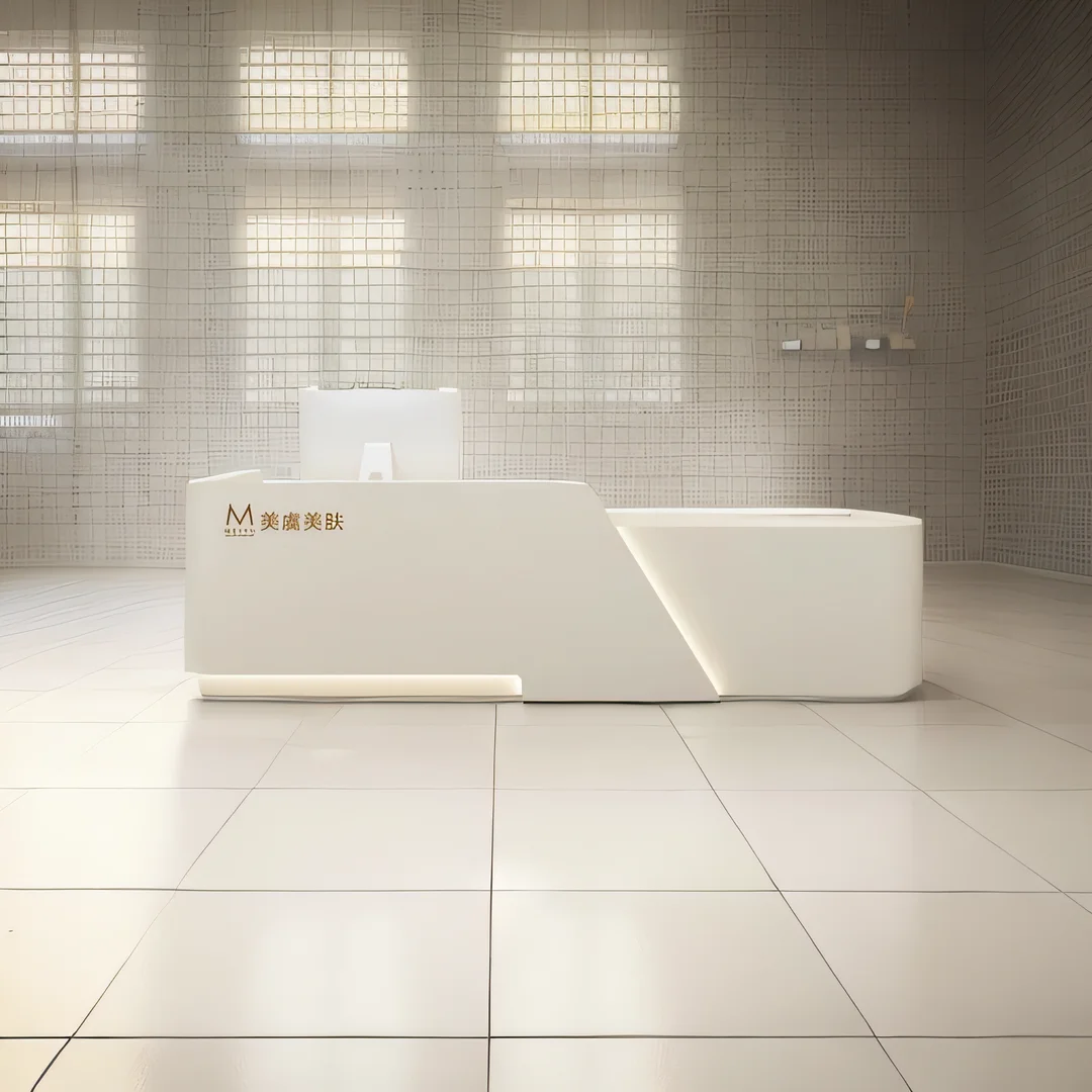 Закаленный стеклянный стол прием современный кассовый столик для супермаркета