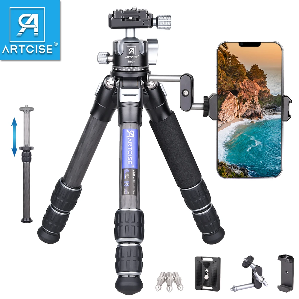 Мини-штатив ARTCISE CS25C с низкопрофильным штативом Arca-Swiss