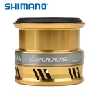 Спиннинговая катушка SHIMANO SAHARA C2000S C3000, алюминиевая запасная катушка с длинным ходом, подходит для морской рыбалки