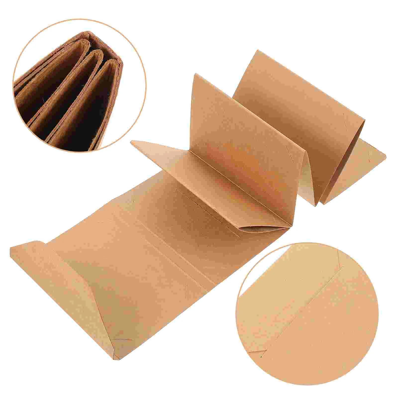 

Photo Album Foldable Collection Travel Book Folding Convenient Holder Storage Anniversary Graduation Picture Display Kraft Paper