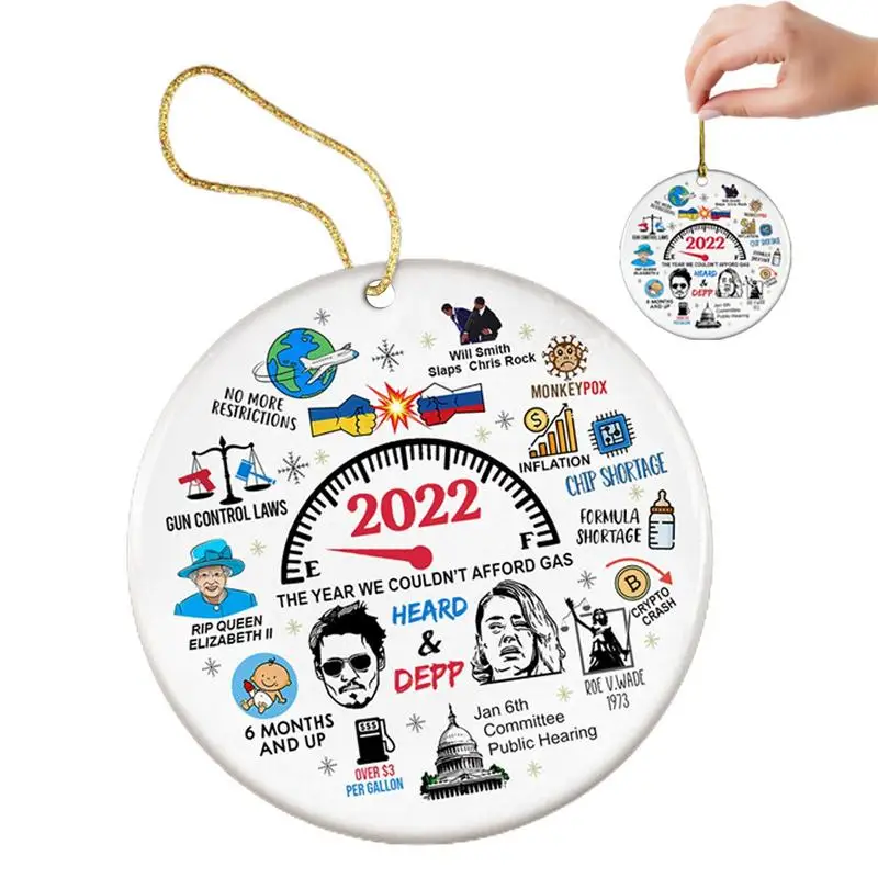 

Памятные рождественские украшения 2022, забавное Рождественское украшение для елки, рождественский подарок для сыновей, дочерей, друзей, соседей, родителей