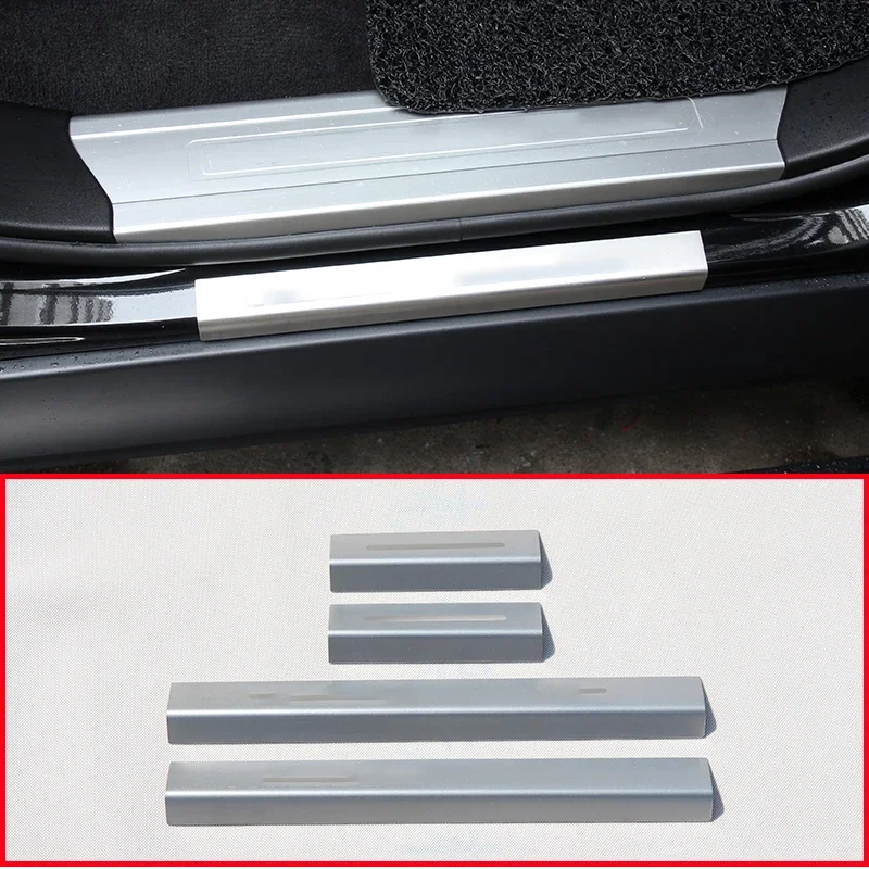 

For Land rover Range Rover Sport 14-17 Car Outside Door Sill Protector Plate Cover Trim Accessories 4Pcs fffr