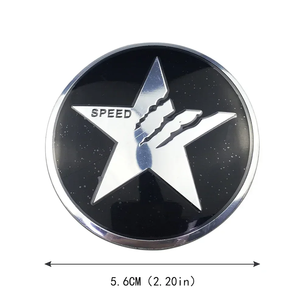 4 шт. 56 мм звездный логотип легкосплавные наклейки на ступицу колеса автомобиля