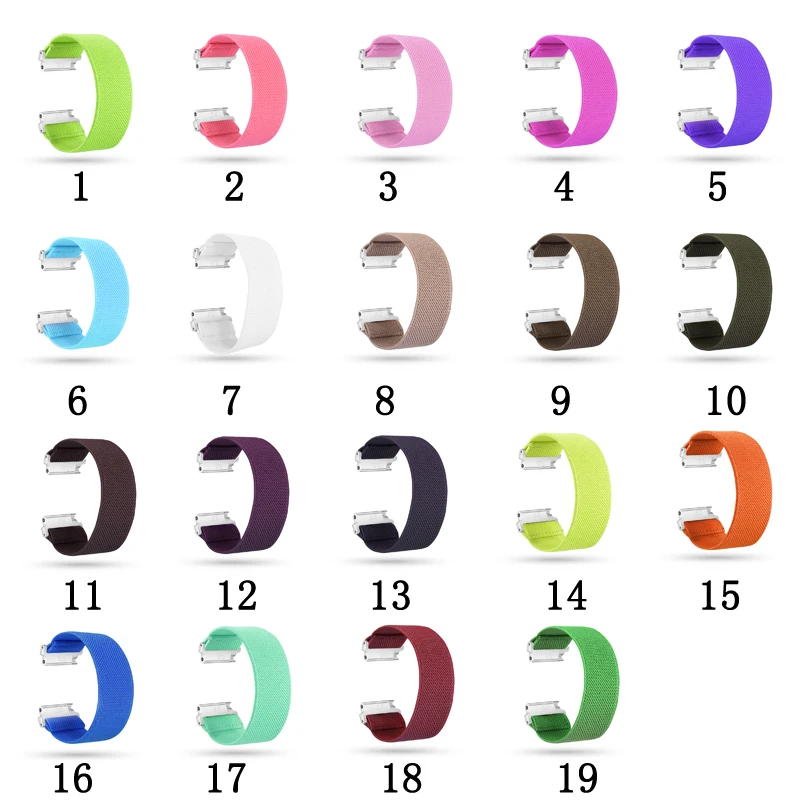Bohemia Elastic Nylon Loop Band for Fitbit Versa 3/Versa 2/Versa Lite Watch Bracelet for Fitbit Versa Wristband Sport Loop Gift