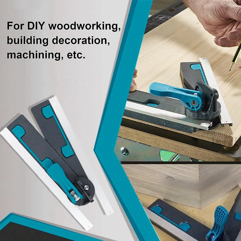 2-в-1 измерительный Угловой Инструмент Для Резки под углом Измеритель для пил