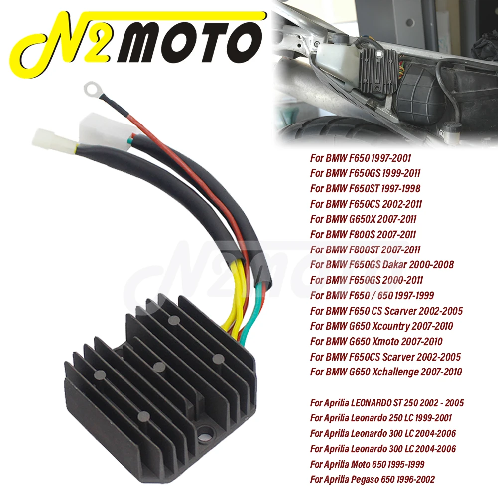 Motorcycle Voltage Regulator Rectifier For Aprilia Leonardo 300 LC ST 250 Moto Pegaso 650 BMW F650 GS CS F800S Replacement Parts