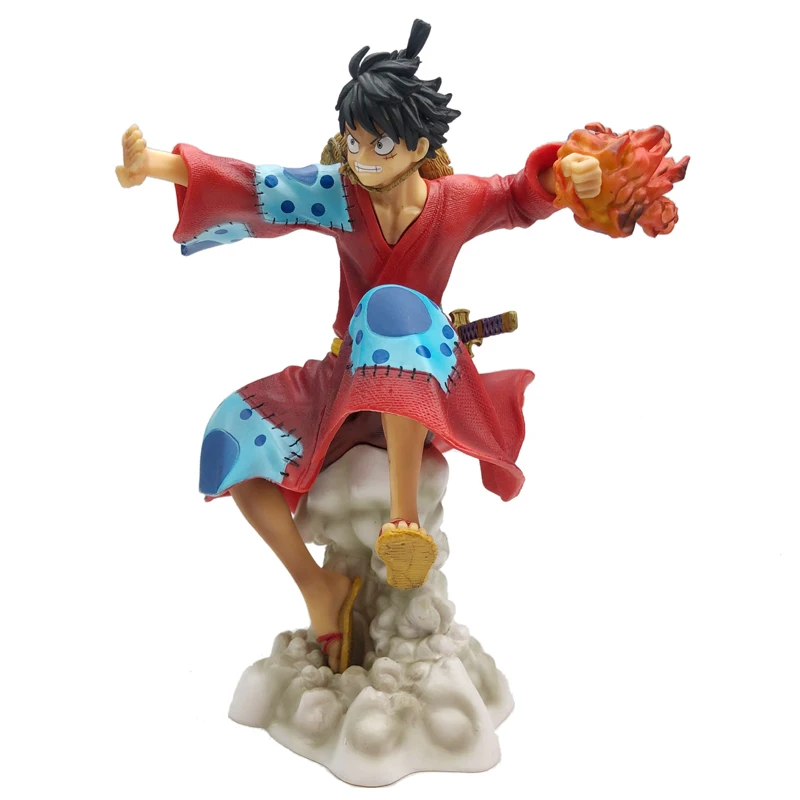 Аниме Фигурка GK кимоно Луффи экшн-фигурка вано статуя ПВХ отличная большая