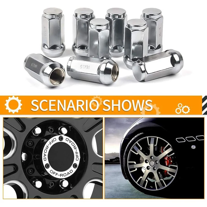 M14X1.5 24 шт. Автомобильная гайка для колеса 45 мм шины автомобильный удлинитель винт