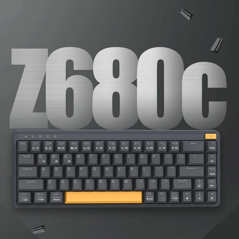 miiiw office game mechanical keyboard 68key pop wired bluetooth dualmode lithium battery charging thin red axis xiaomi keyboards free global shipping