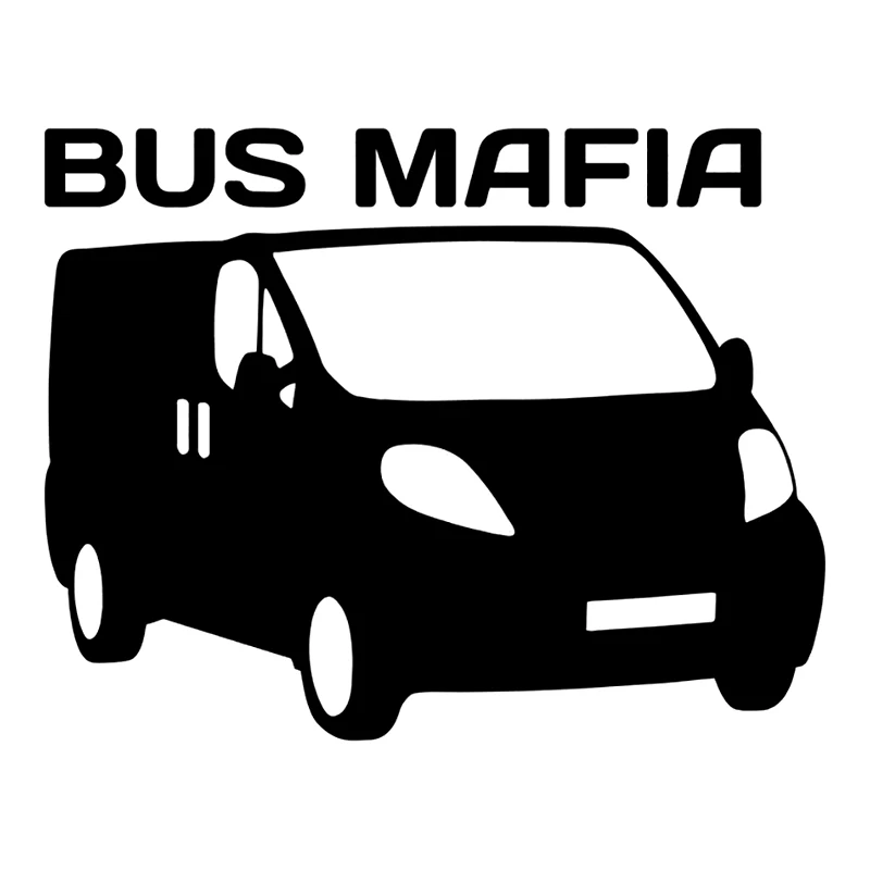 Виниловая наклейка в виде автобуса мафии, автомобильная наклейка, водонепроницаемые Автомобильные украшения на корпус автомобиля, бампер, заднее окно, ноутбук, выберите размер 41360 # канаева жанна игоревна шаронов юрий михайлович аль капоне 25 законов короля чикагской мафии