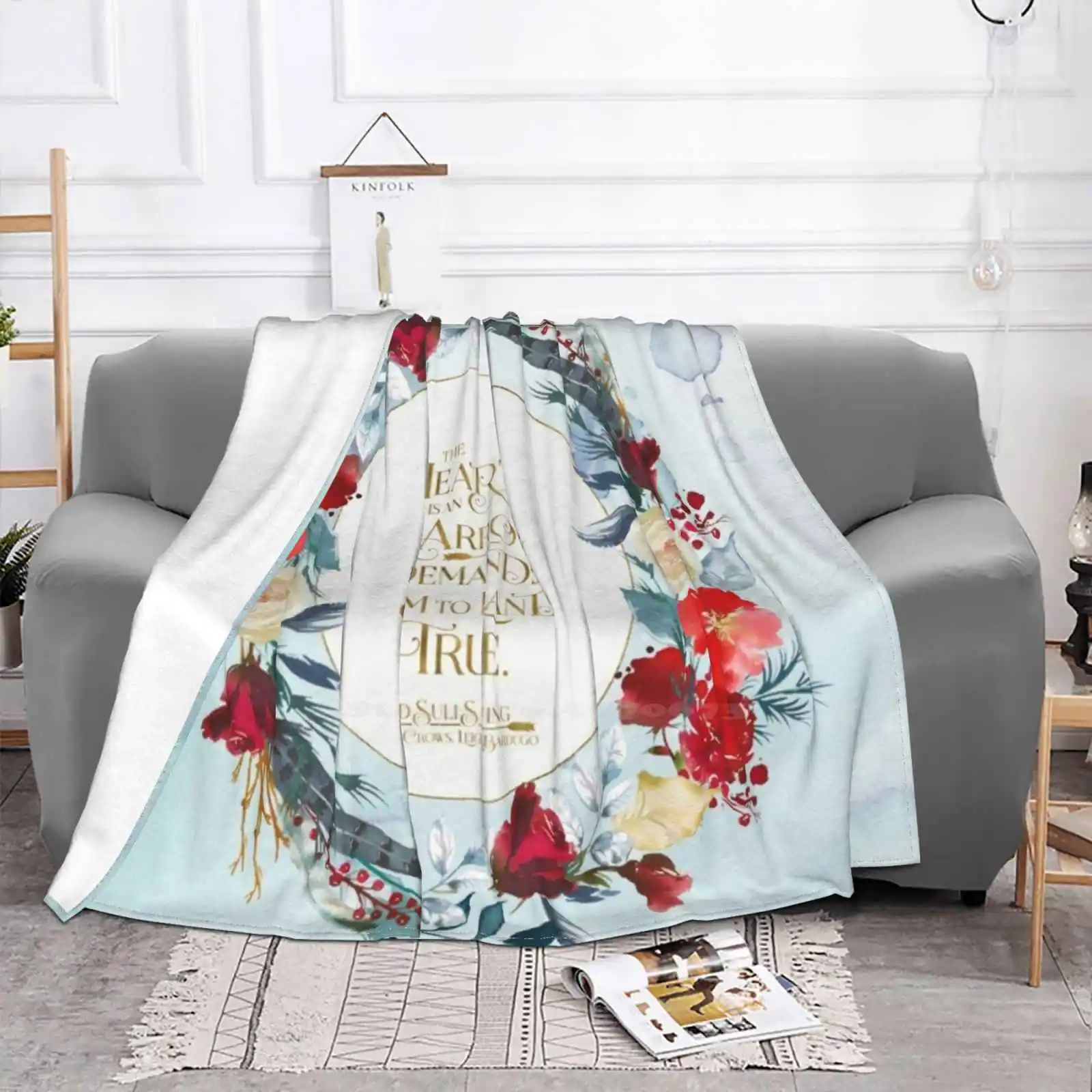 The Heart Is An Arrow... Six Of Crows Цитата Низкая цена Новый принт Новинка Модное мягкое теплое