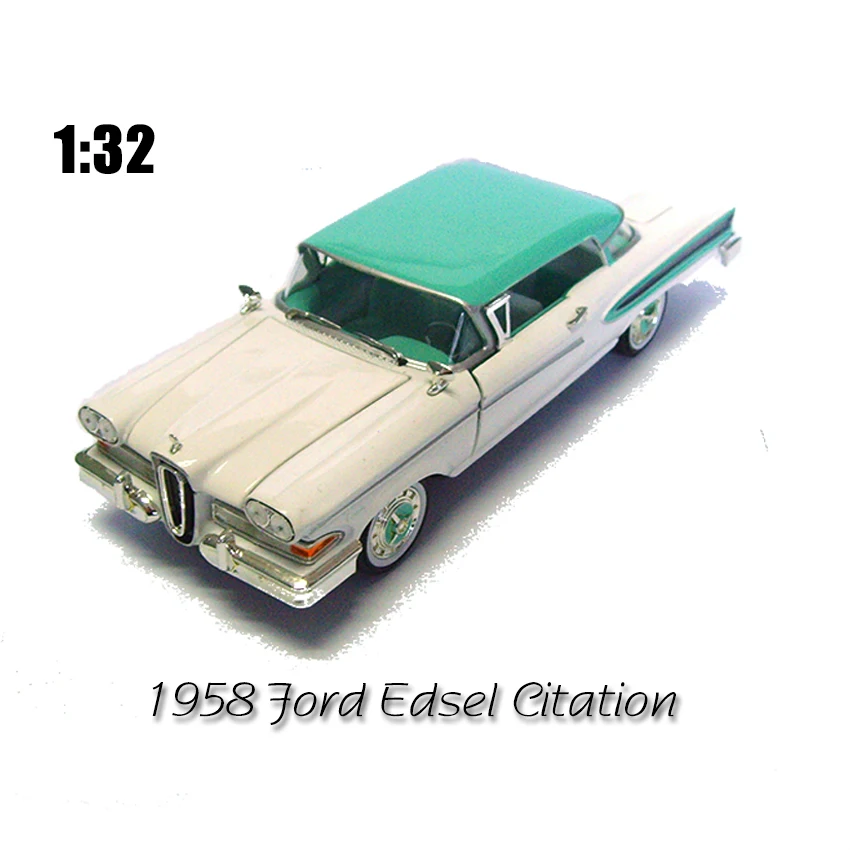 

1958 Ford Classic Car Model Diecast 1/32 Sacle Simulation Alloy Play Vehicle Adult Collection Display Gifts for Children