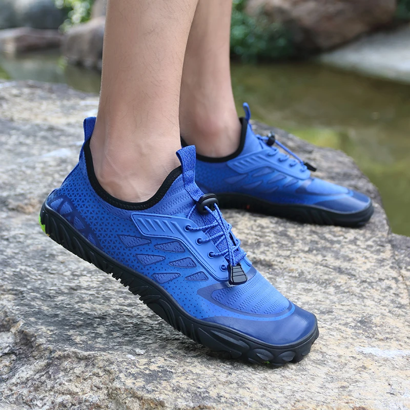 

Summer Water Sports Shoes Women Breathable Outdoor Seaside Water Upstream Shoes Quick-drying Barefoot Five-finger Sneakers Men