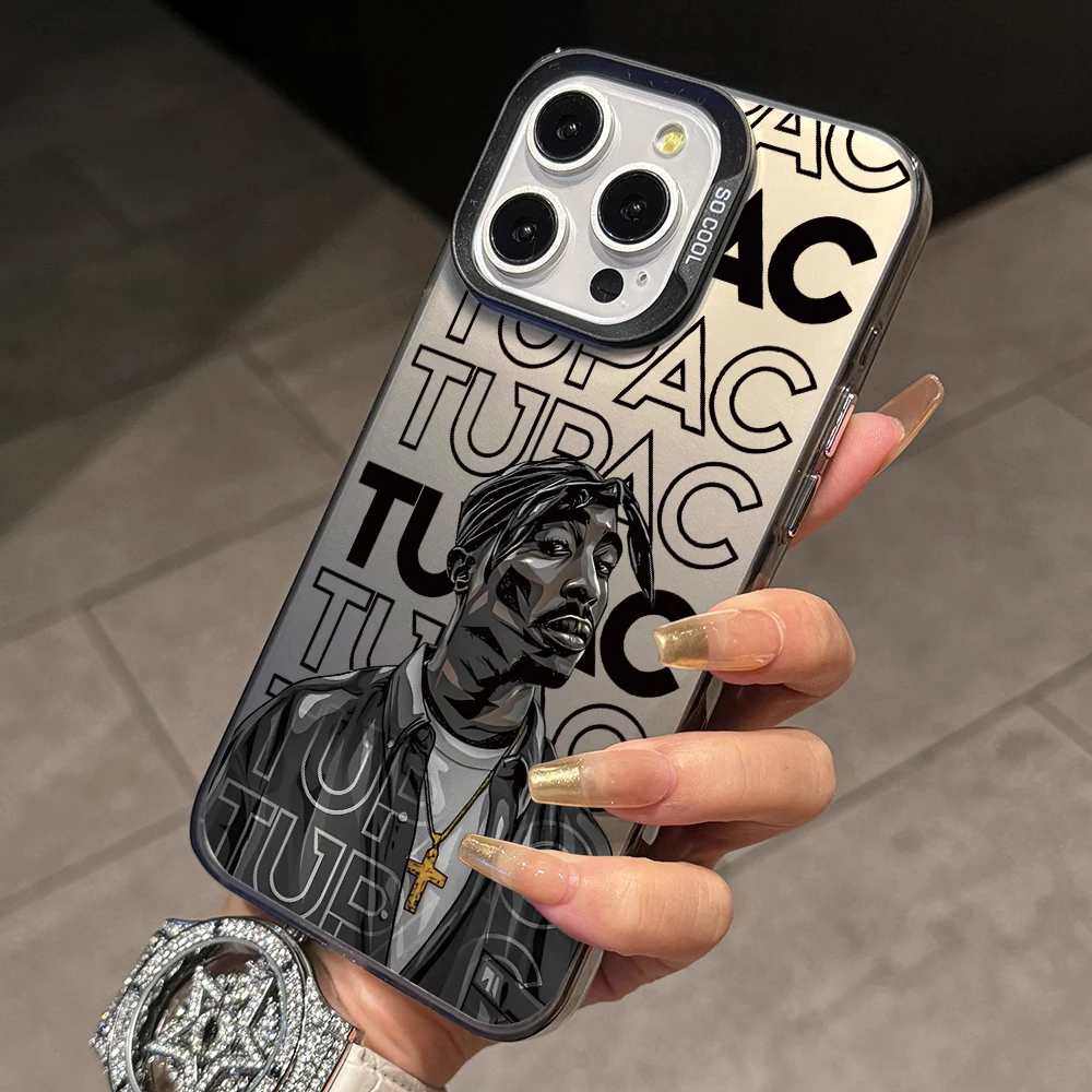 Rapper 2pac Singer Tupac Phone Case for Vivo Y100 Y56 Y36 Y33S Y27 Y22 Y21 Y20 Y19 Y17 Y16 Y15 Y03 V30 V29 V27 V25 4G 5G Cover