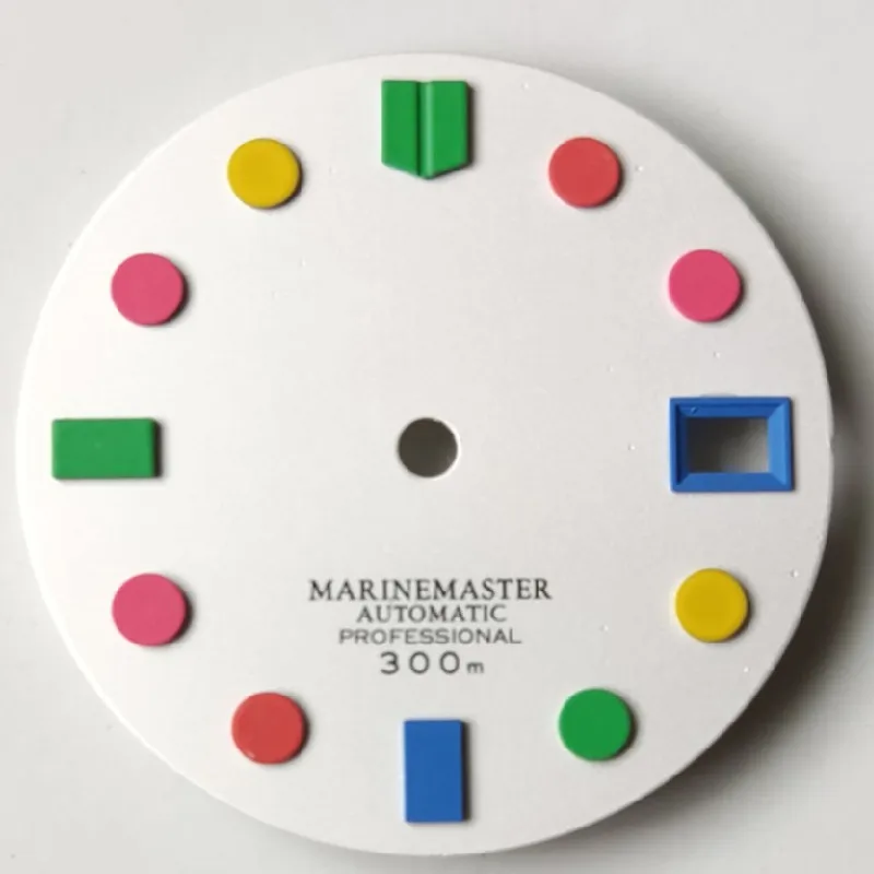 28.5mm watch dial White dial for NH35A/NH36 movement Watch Accessories watch dial