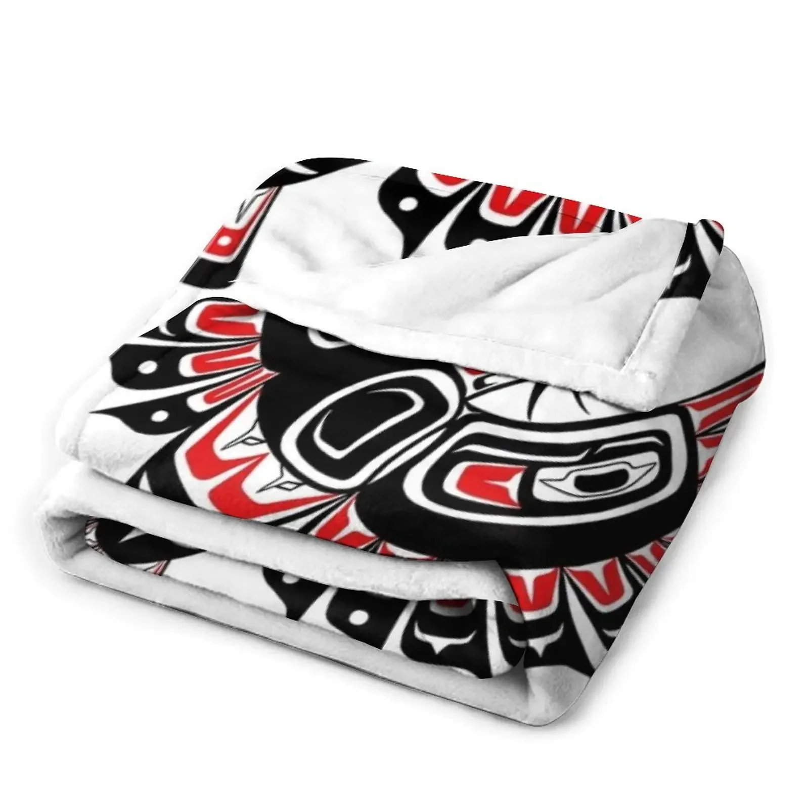 Стилизованное одеяло Heron In Flight стильное в стиле Tlingit дизайнерские мягкие одеяла