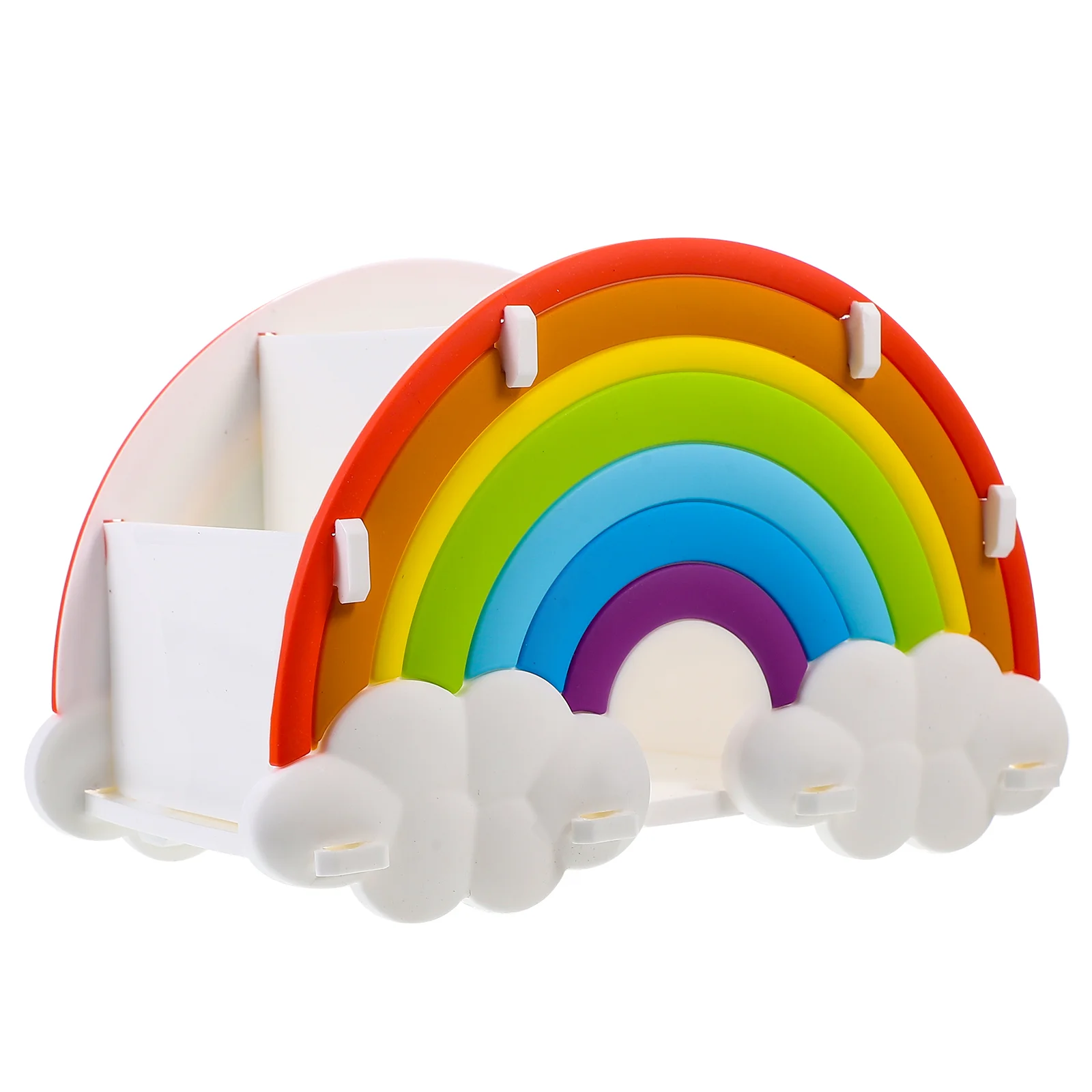 

Office Supplies Desk Organizers Accessories Rainbow Storage Box Decorations Classroom Silica Gel