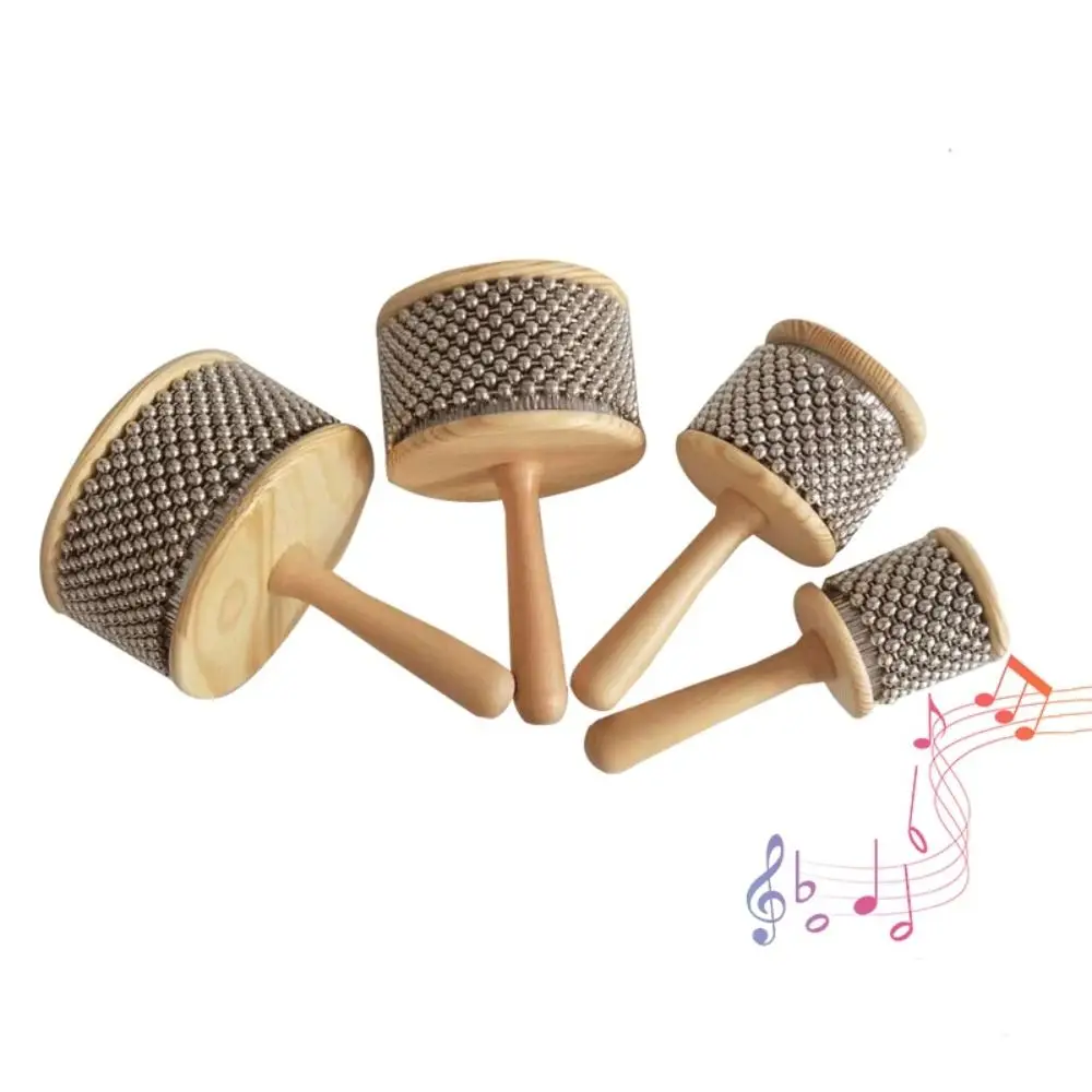 Бусины из нержавеющей стали деревянные Cabasa музыкальное образование деревянная