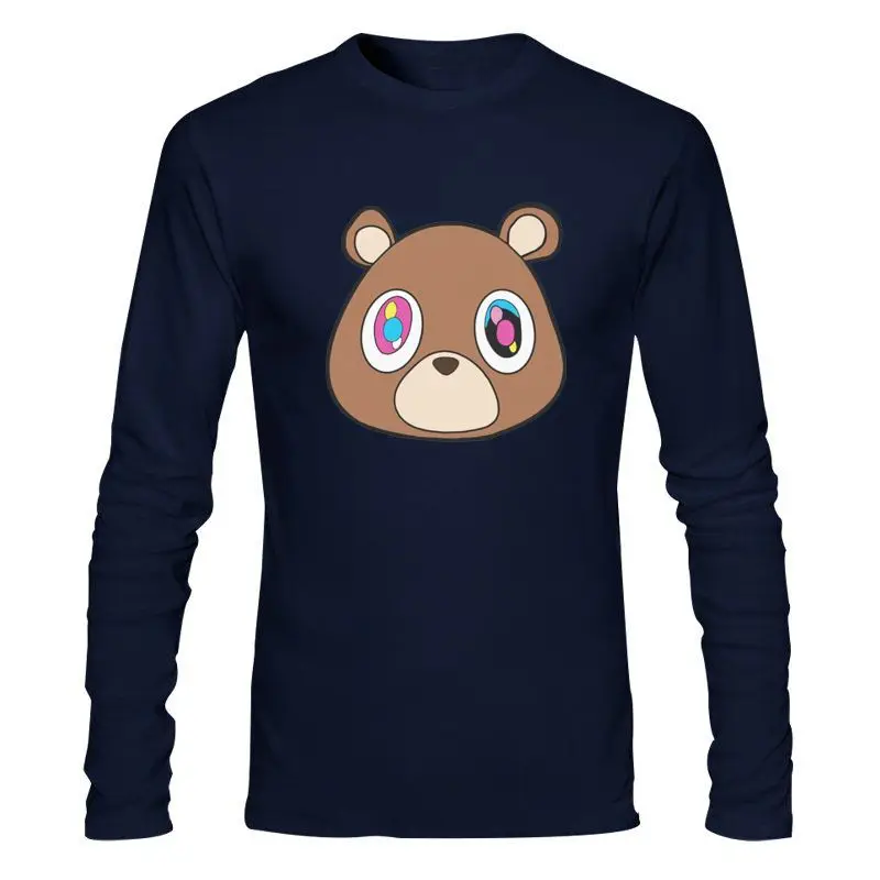 

Мужская одежда Kanye West Bear, футболка, хлопковая футболка с короткими рукавами в стиле рэп, хип-хоп, музыка