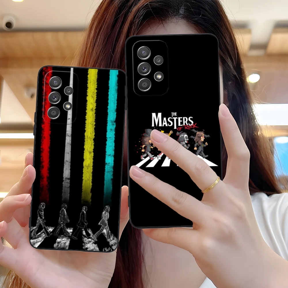 Mobile B-Beatless Phone Case for Samsung Galaxy A91 73 71 70 54 53 52 34 24 23 21 S 5G Black Cellphones Smartphone Cover