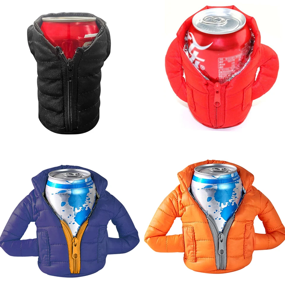 

Unique Gifts Cold Beer Coats Insulated Can Cooler Cooler Life Jacket Cover Secret Hide A Beer Can Beverage Cooler for 12oz Cans