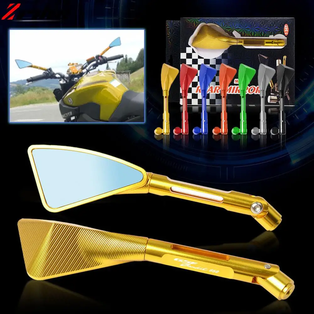 

Universal Accessories Motorcycle Mirror Aluminum Rearview Side Mirrors For Suzuki GSF650 GSF 650 BANDIT GSF650BANDIT 2007-2015