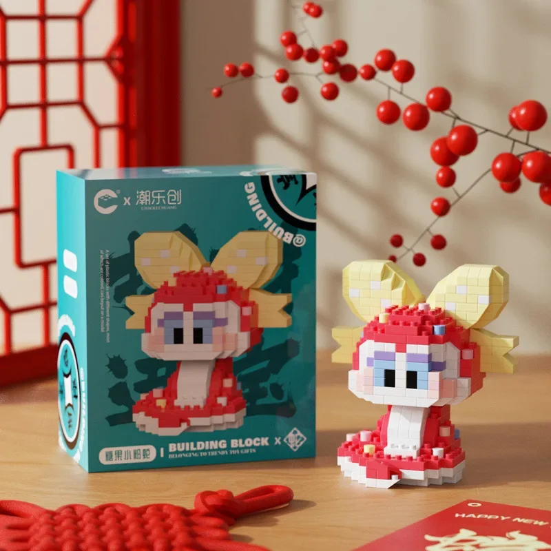 Блочный конструктор в виде змеи ассортименте