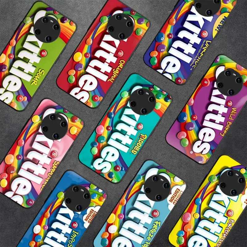 

Skittles Sweet Sour Fruit Phone Case For Huawei Y 5 Y62019 Y52018 Y92019 Luxury funda case for 9prime2019