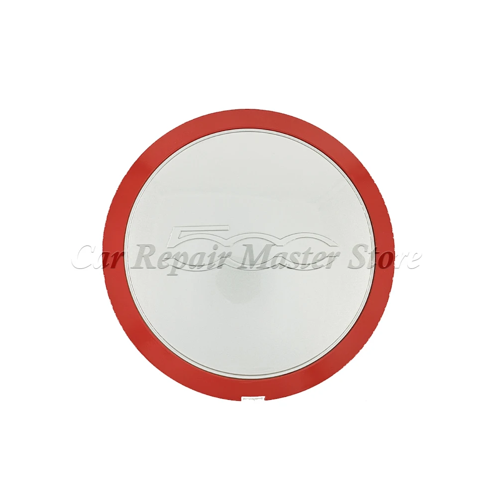 1 шт. для Fiat 500 68078419 АК 68078421 51884863 133 мм серебристый/красный пылезащитный чехол