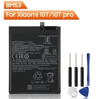 xiao mi original replacement phone battery bm53 for xiaomi 10t 10t pro mi 10t mi 10t pro authentic rechargeable battery 5000mah