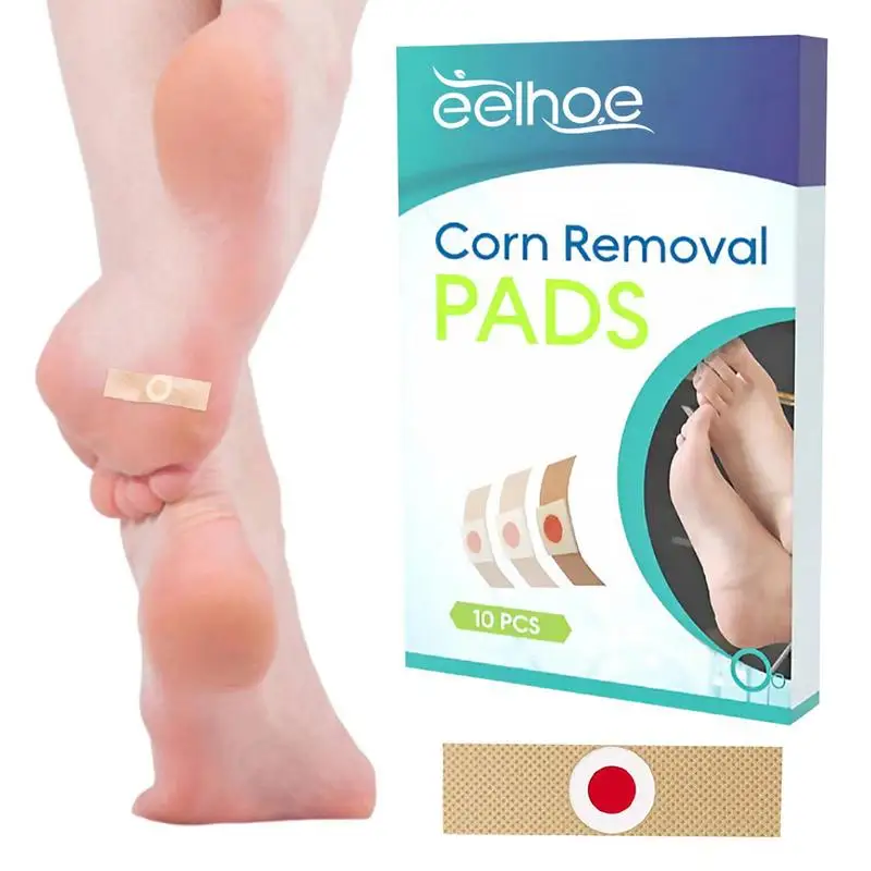 

10 шт., наклейки для удаления мозолей на ногах