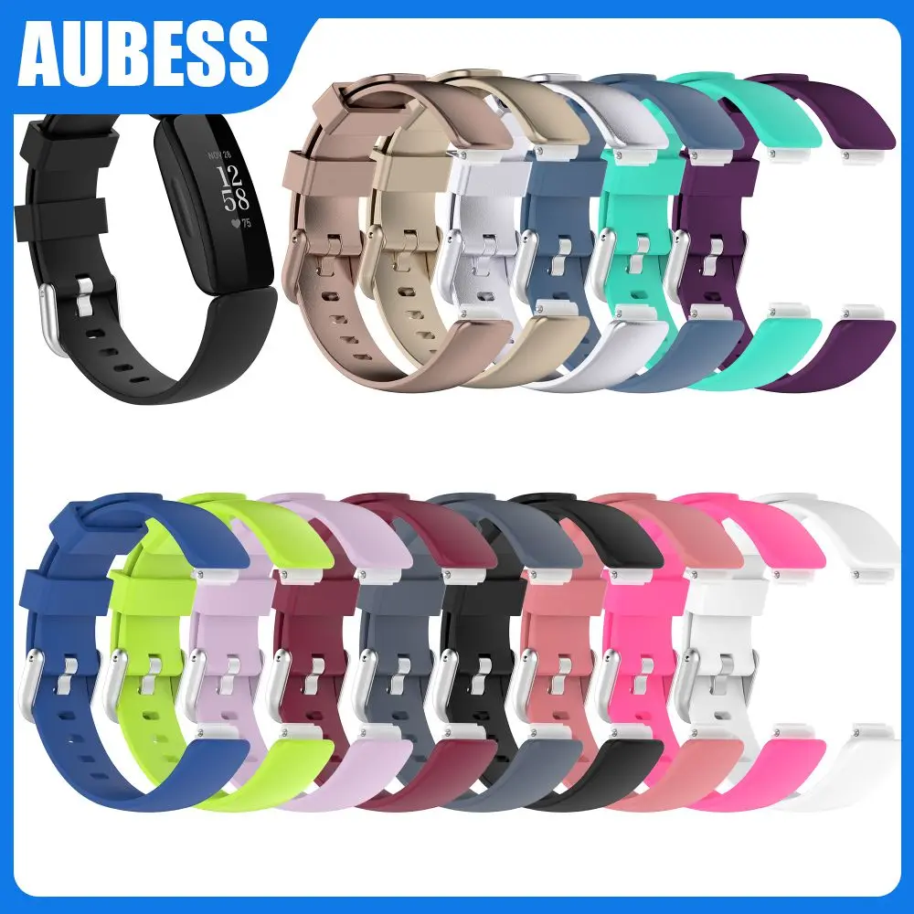 

Replacement Wristband Waterproof Smart Watch Accessories Watchband Breathable Sweatproof For Fitbit Inspire 2 Silicone Strap