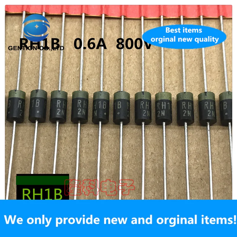 

Новое оригинальное зеленое кольцо RH1B быстрое восстановление выпрямительного диода RH1BV1 0.6A 100% V, 10 шт.