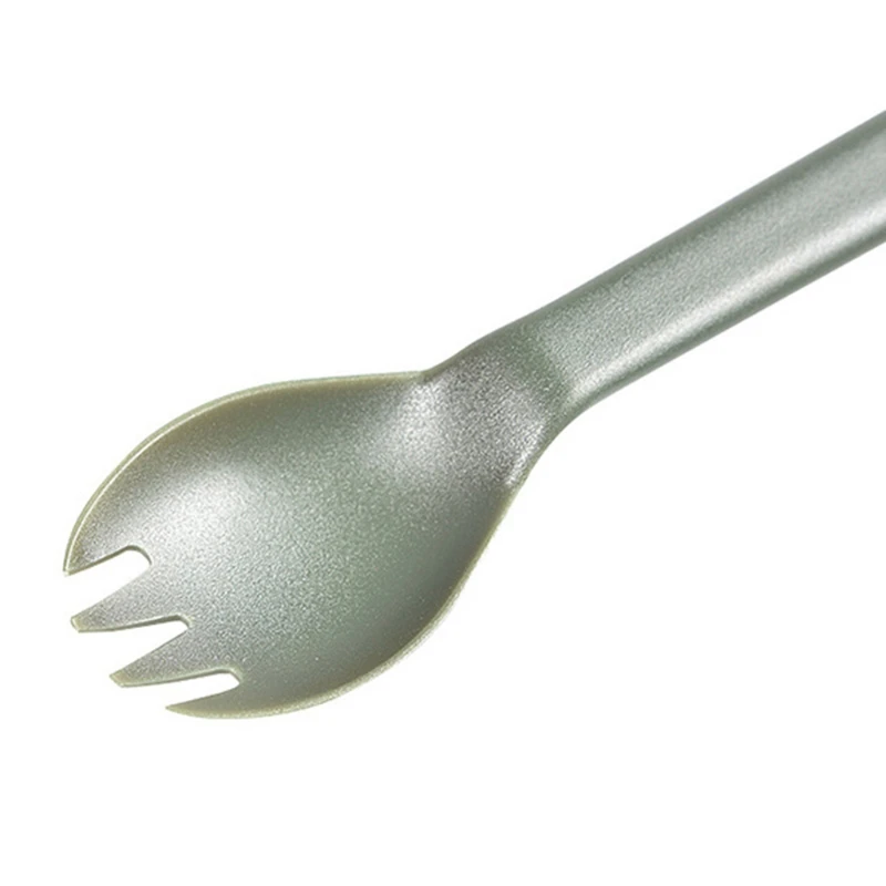 

5 Pcs/Set Plastic Spork Spoons Portable Outdoor Camping Hiking Utensils Spork