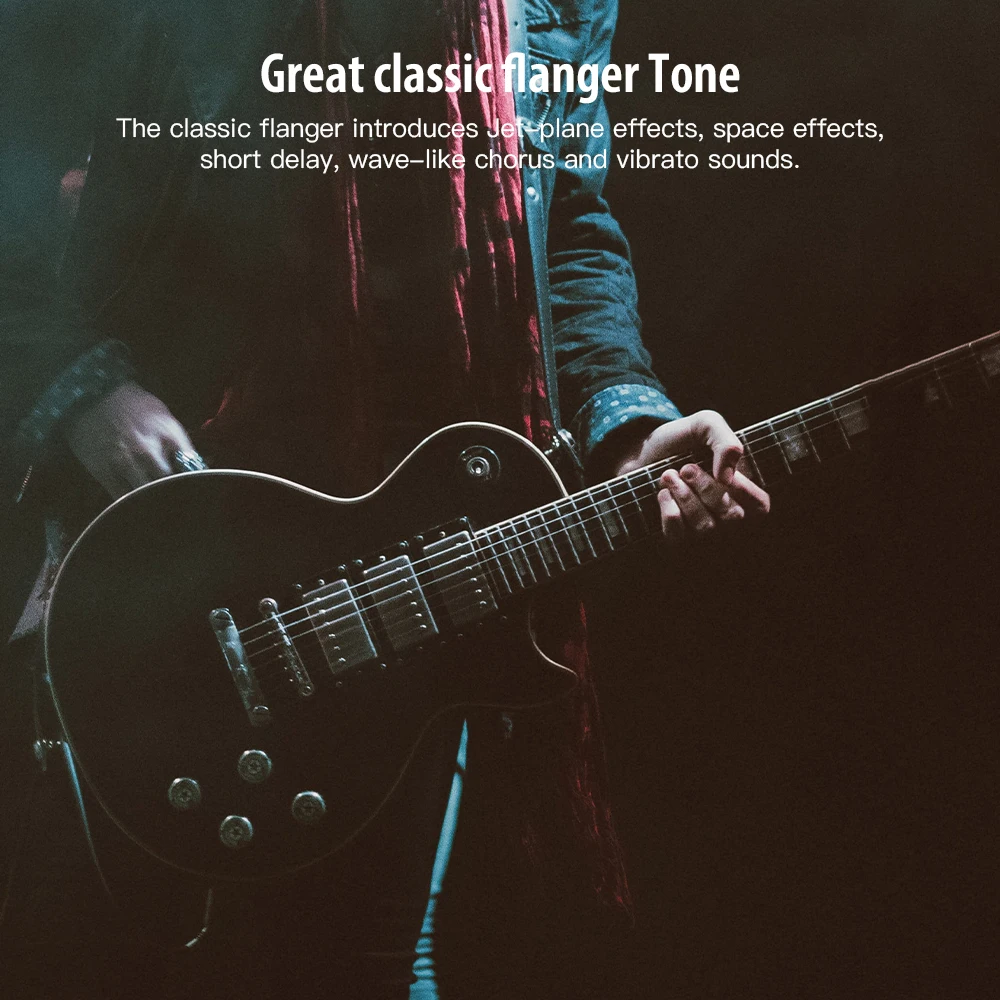 JOYO JF-07 Classic Flanger Педальный эффект тремливые вибраторы и хор гитарный педаль для