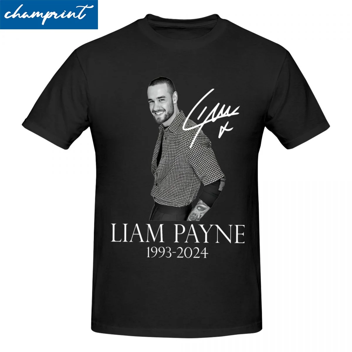 Rest In Peace Liam Payne Music Legend T-Shirt Men Women 1D Directiond Funny Pure Cotton Tee Shirt Round Collar T 6XL Tops