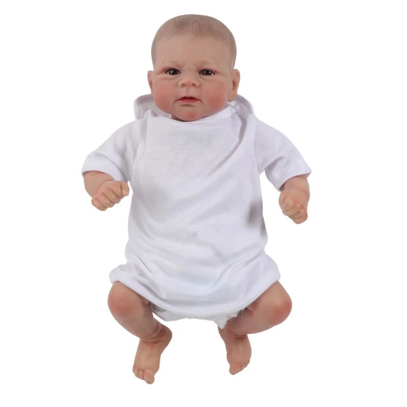 

Baby Boys Reborns Soft Sleeping New Parent Nurturing Props 40cm