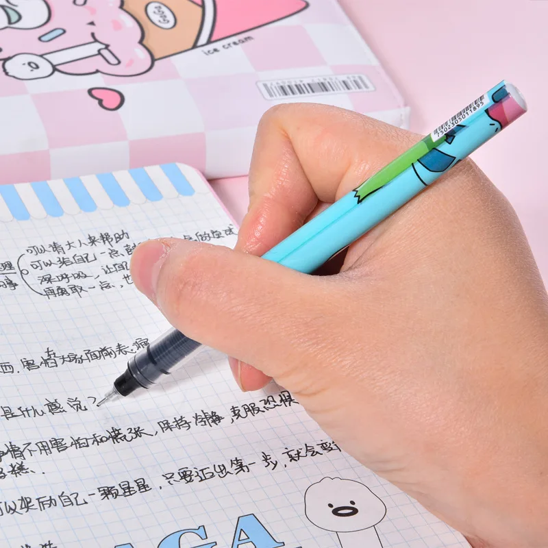2448PCS KAWAII POKEMON прямой жидкий гель ручка мило 0,5 мм черные чернила подписи ручки рекламные школьные принадлежности офиса (art.: 3920cf13a8dce) - 3920cf13a8dce