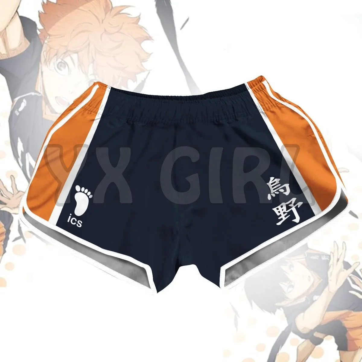 Haikyuu Karasuno   3D All Over Printed Shorts Quick Drying Beach Shorts Summer Beach Swim Trunks