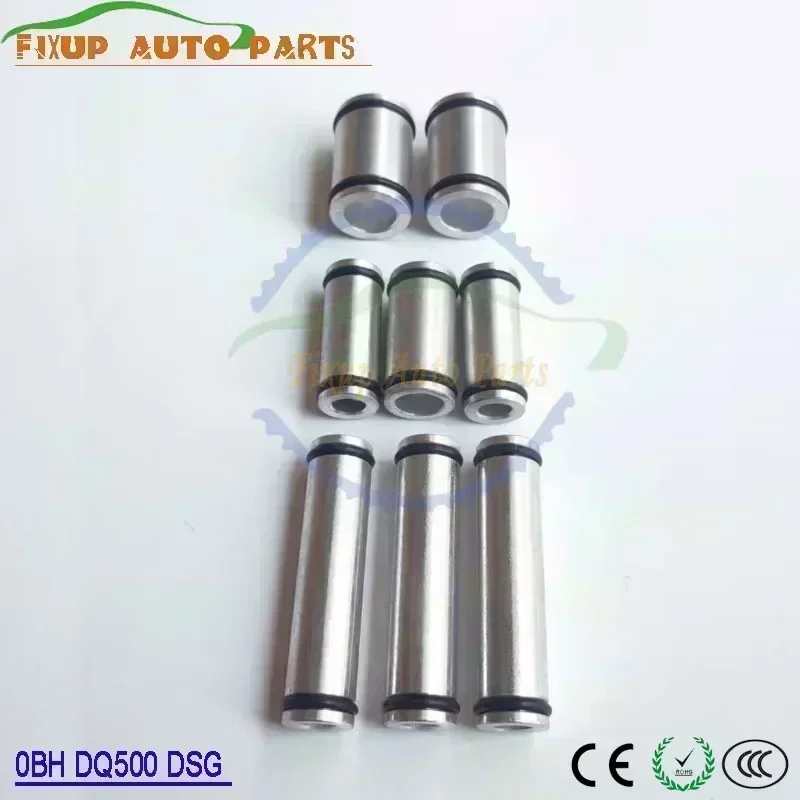 

8 шт. DSG 0DE 0BH DQ380 DQ500 сальник клапана автоматической коробки передач, уплотнительная трубка корпуса для VW Audi Q3 A3 TT Tiguan, автомобильные аксессуары
