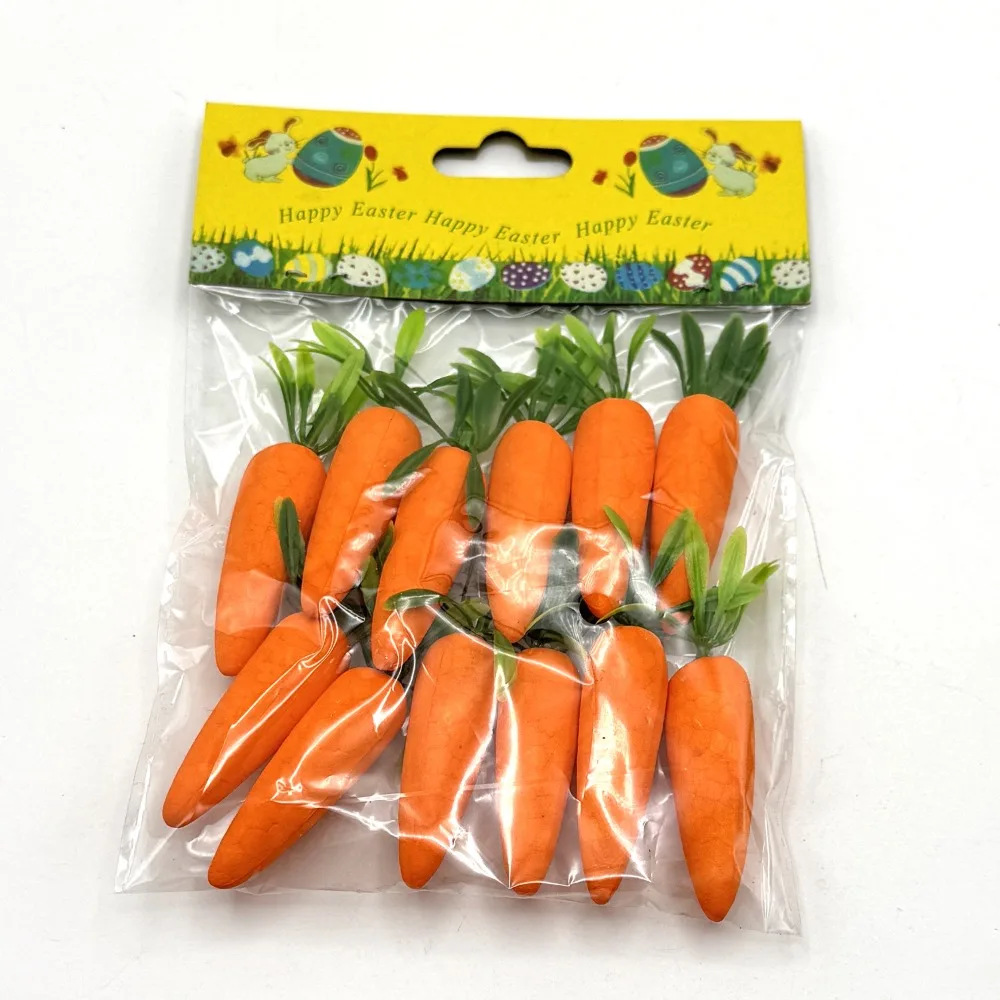 

Имитации моркови из пенопласта для праздника