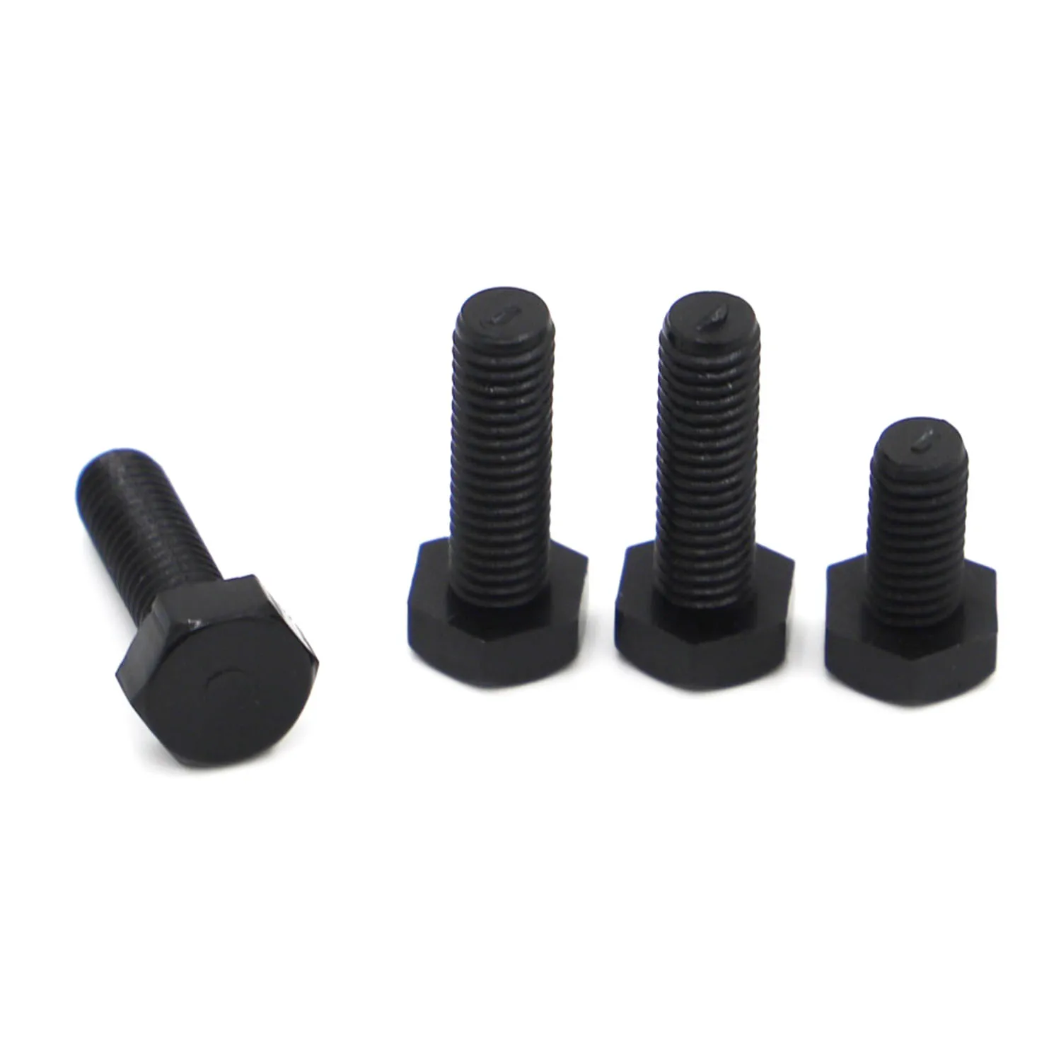 DIN933 черные нейлоновые шестигранные винты с внешней головкой стандартные