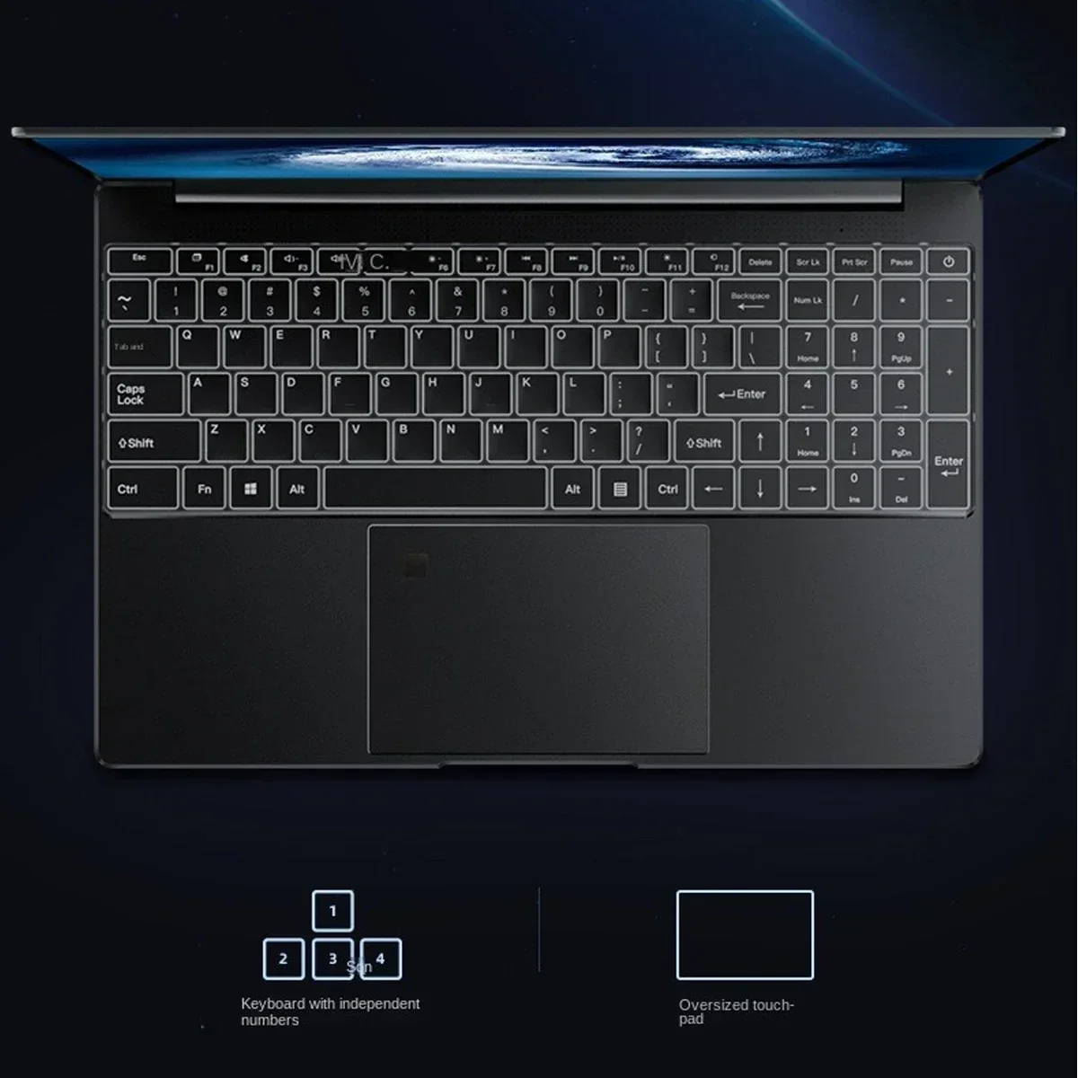Ноутбук CARBAYTA 15.6" 12ГБ/1ТБ Celeron J4125 Intel HD Windows